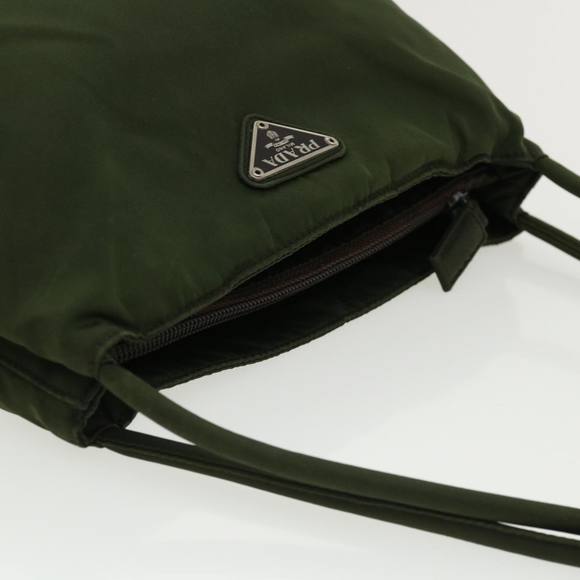 PRADA Shoulder Bag Nylon Green Auth ar8328 - Picture 6 of 10
